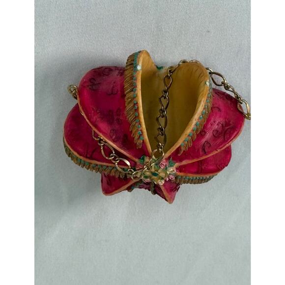 Willow Hall Miniature Vintage Handbag Figurine Pretty Maiden Circa 1810, 85-02 - Picture 4 of 13